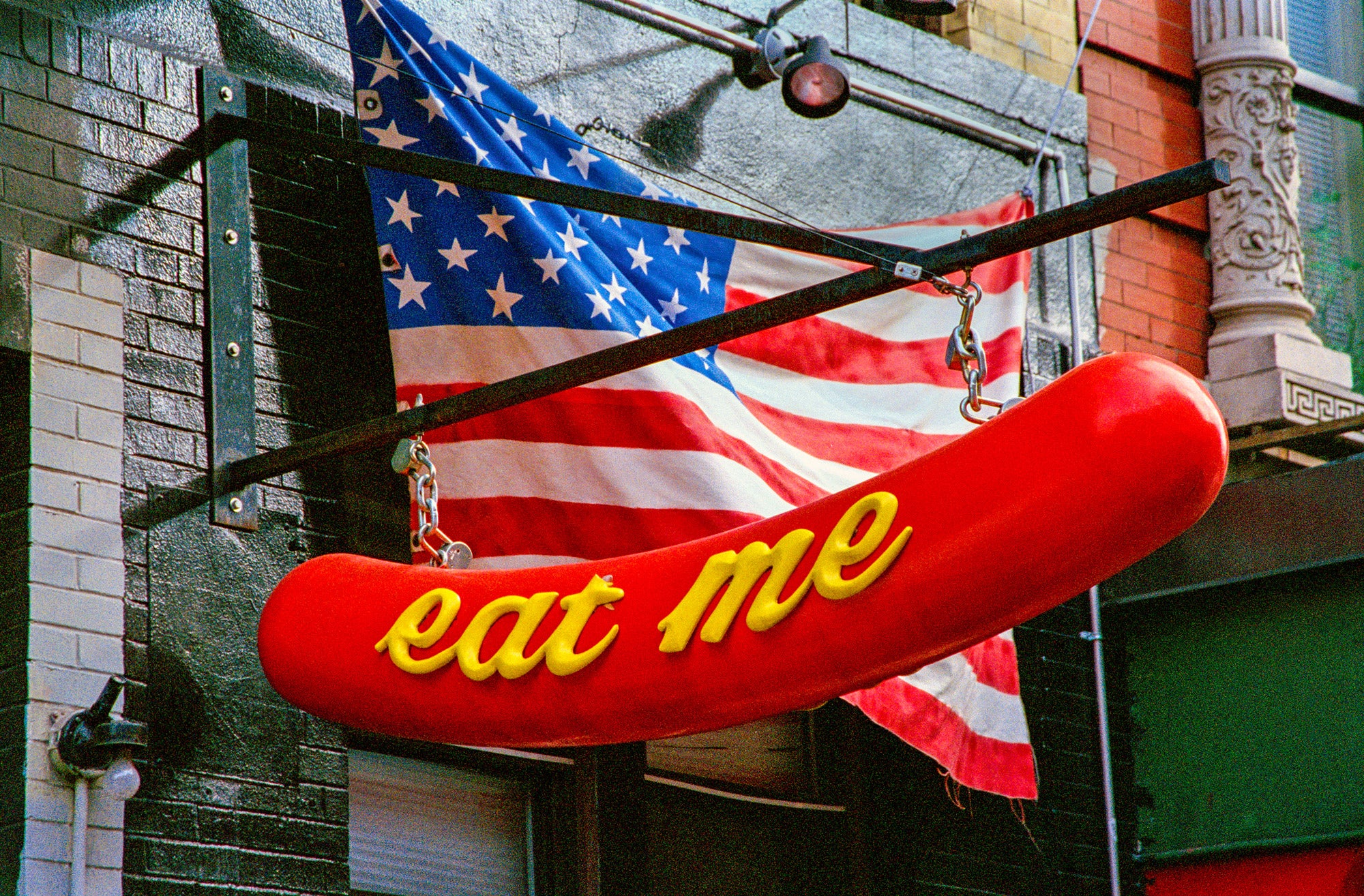 New York and the American Flag