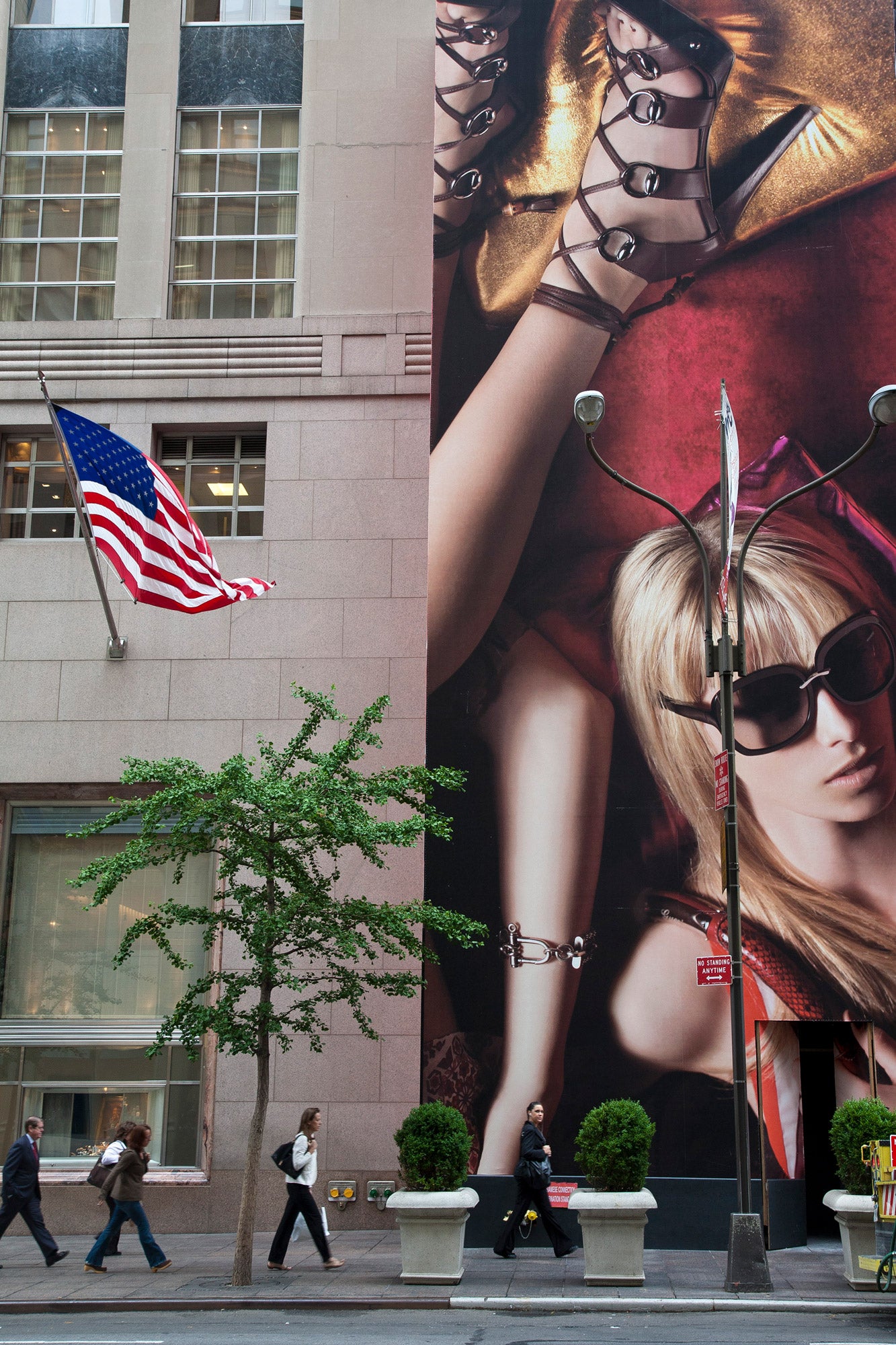 New York and the American Flag