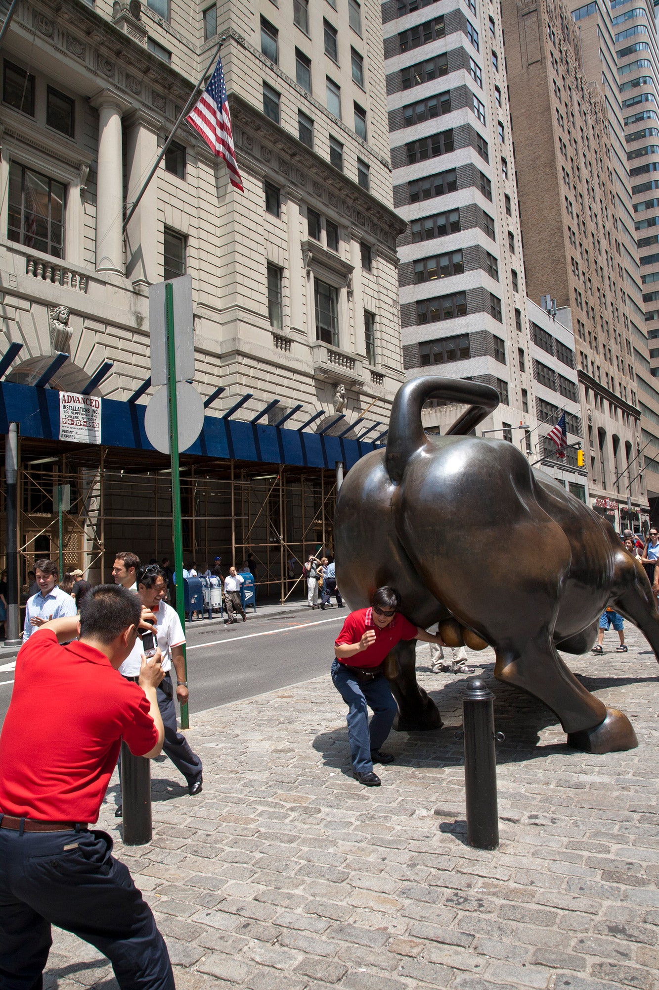 New York and the American Flag