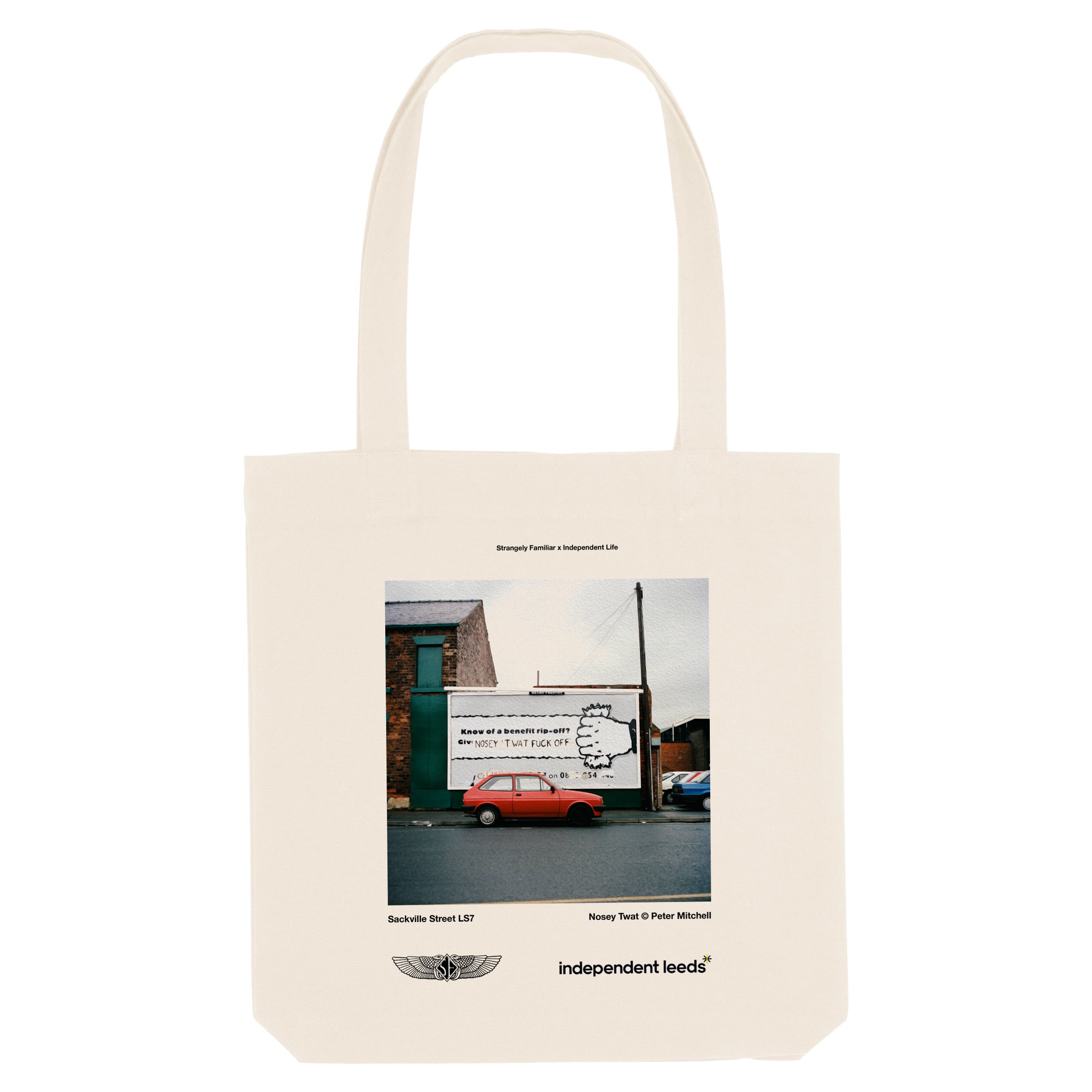 Strangely Familiar x Independent Life Tote Bag