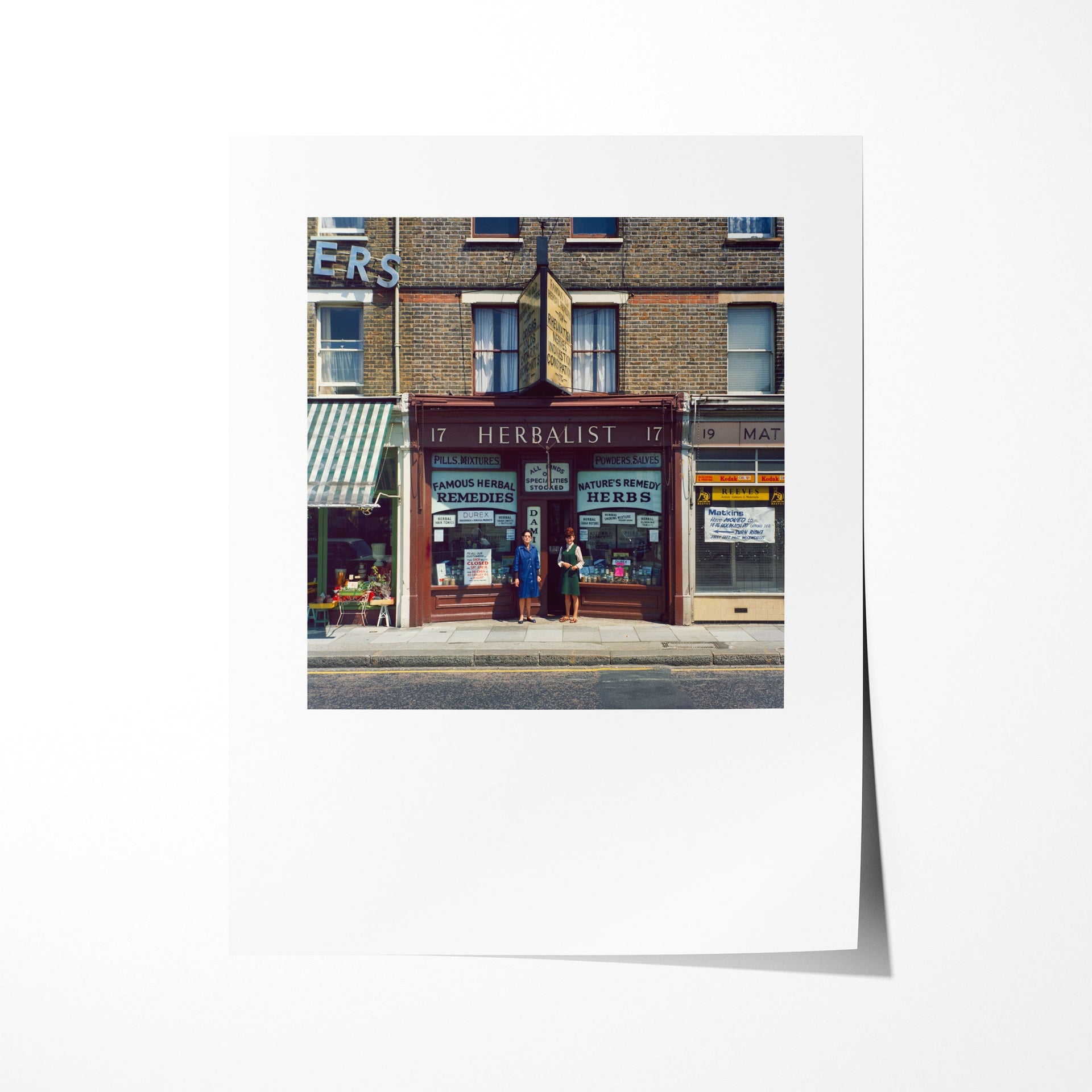 Mrs. McArthy & her daughter, Sangley Road, London, 1975