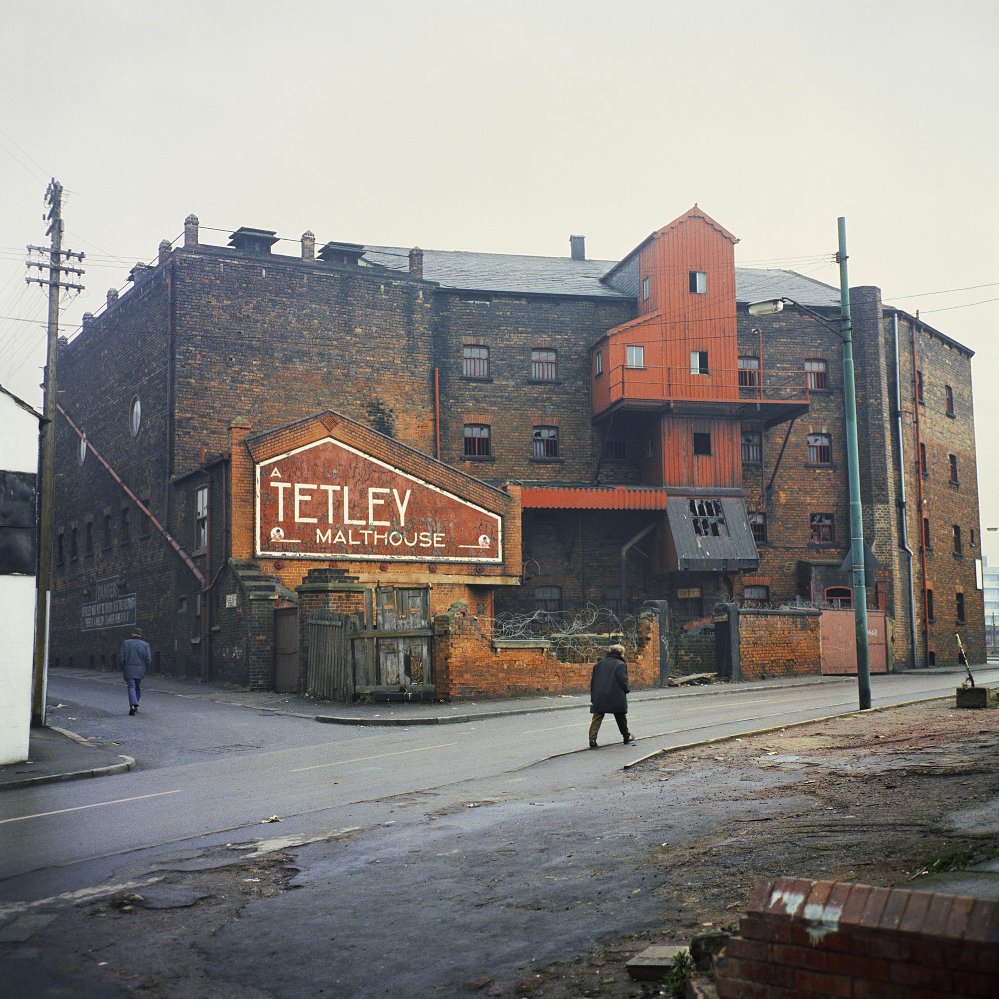 Tetley Malthouse, Mill Street, Leeds, Winter, 1973